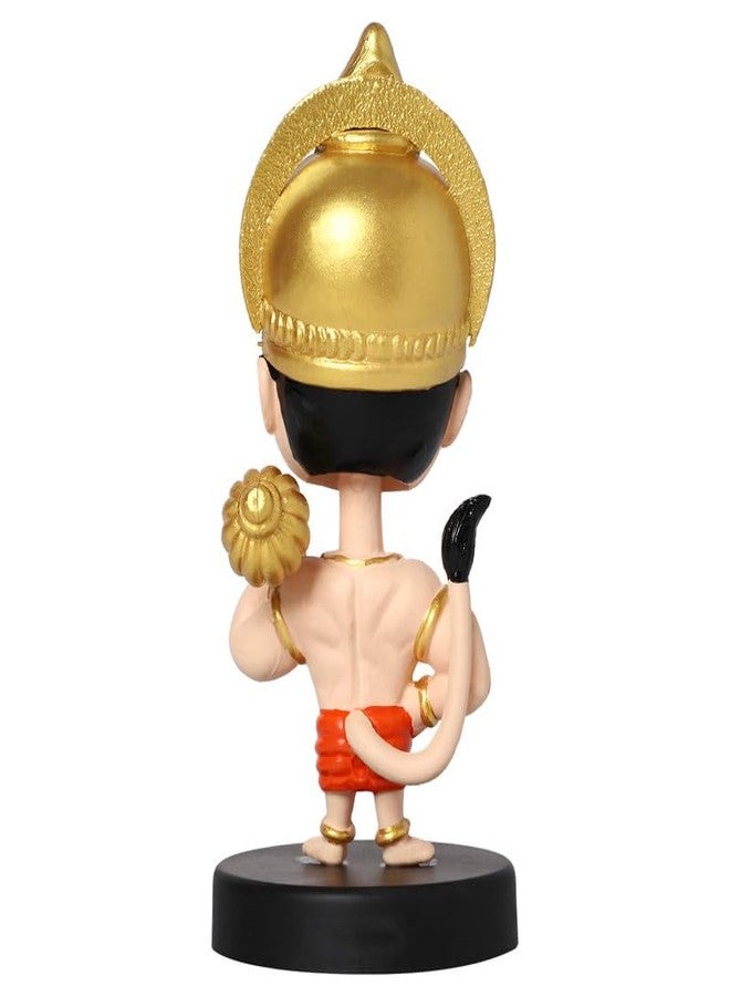 omuda Super Hero Action Figure Limited Edition Bobblehead with Car Holder for Car Dashboard, Office Desk & Study Table (Hanuman) - Image 4